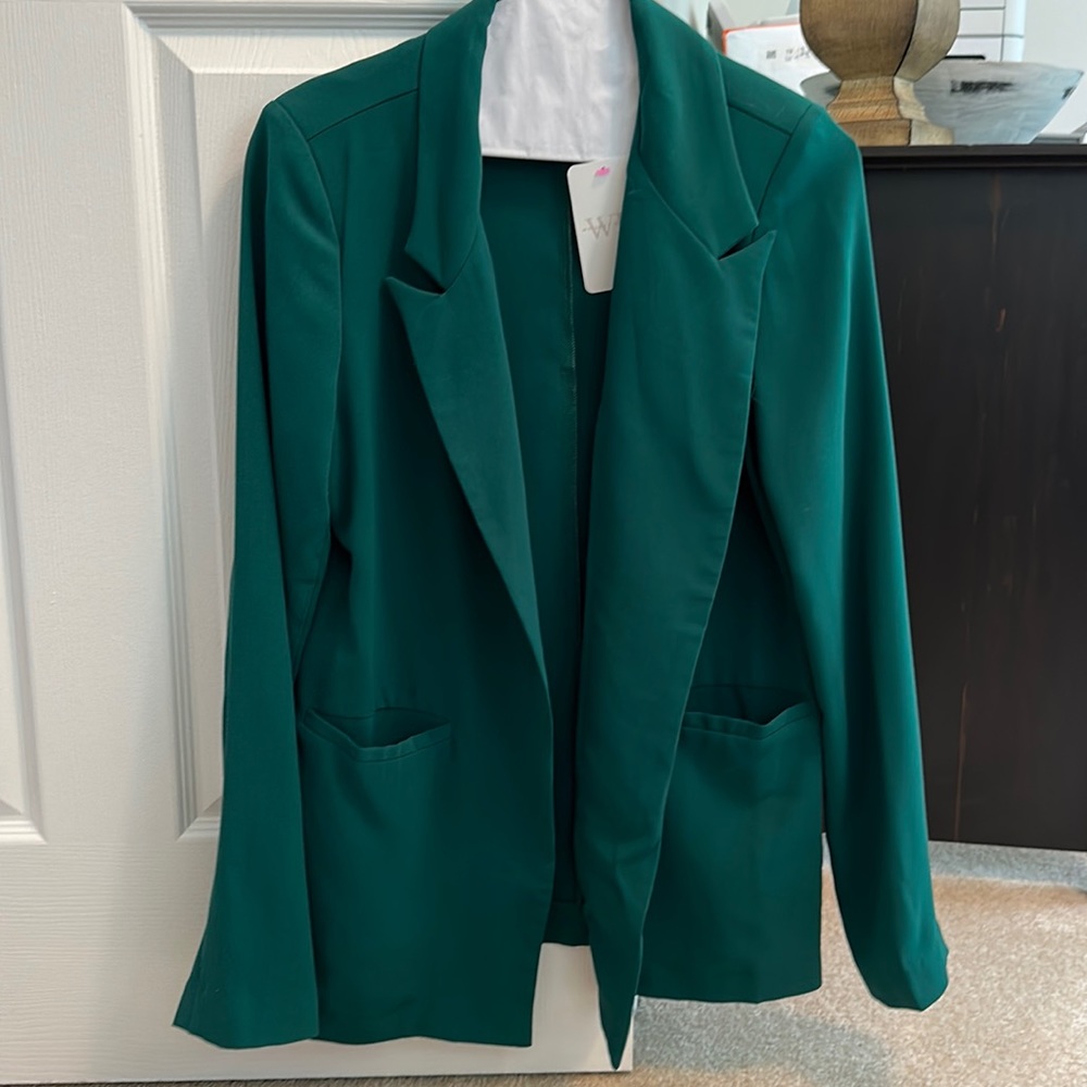 Green blazer